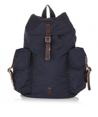 Nylon-backpack-Navy