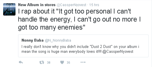 Cassper Nyovest dust