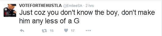 Emtee broke tweet1