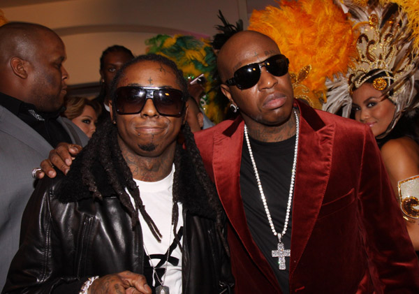 <> attend Cash Money's Pre-Grammy Party Honoring Lil Wayne at the Montage Hotel on February 7, 2009 in Los Angeles, California.