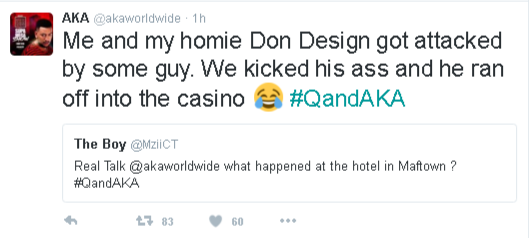aka talks what happened at the hotel