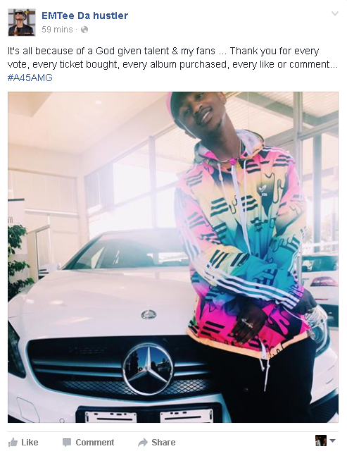 emtee about car