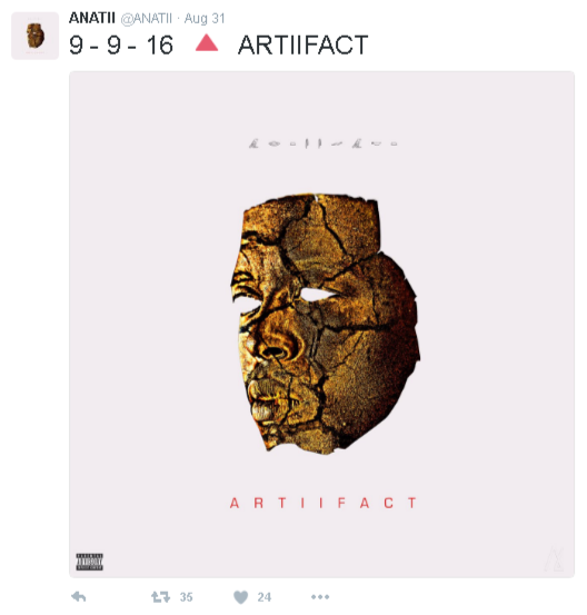 Anatii Anounces His Debut Album's Release Date