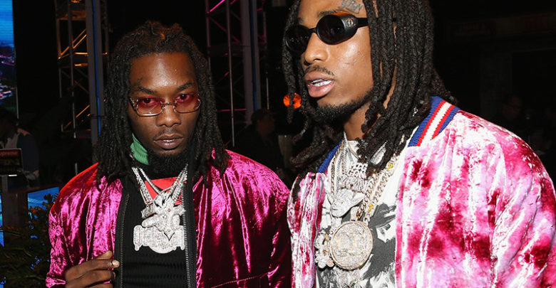WATCH: Quavo & Offset Attempt To Jump Massive Guy After Concert