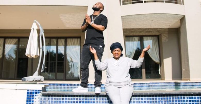 Cassper Shares Throwback Post With His Mom Flexing His House