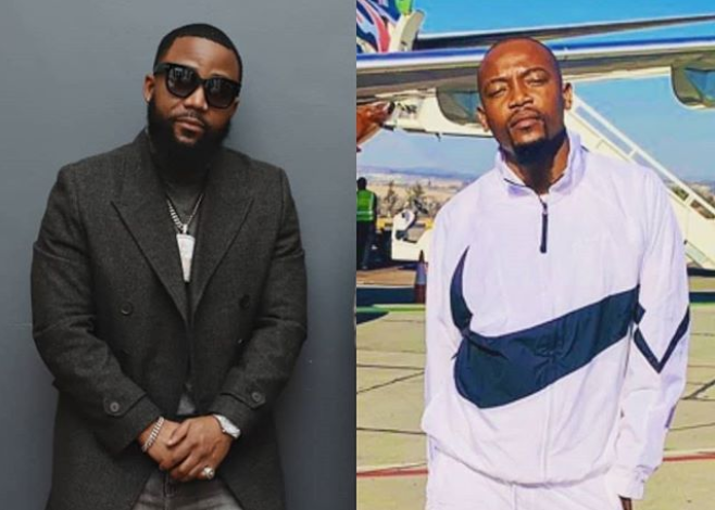 Cassper Nyovest Defends Moshe Ndiki's Partner From A Homophobic Fan