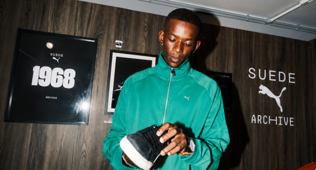 Maglera Doe Boy Champions Puma Suede Legacy In Bold New Campaign